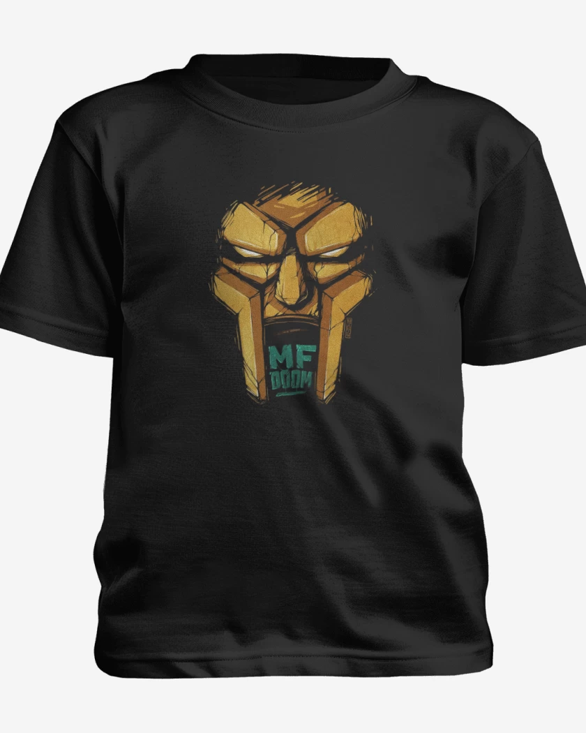 Polera de niño Negro de MF DOOM