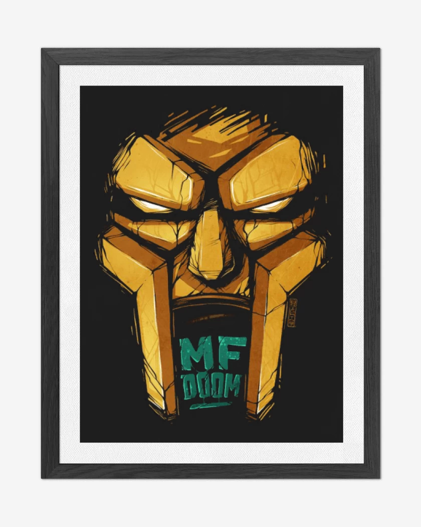 Cuadro decorativo Negro de MF DOOM
