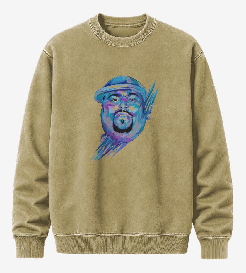 Poleron Polo Acid Wash Beige de BIG PUN