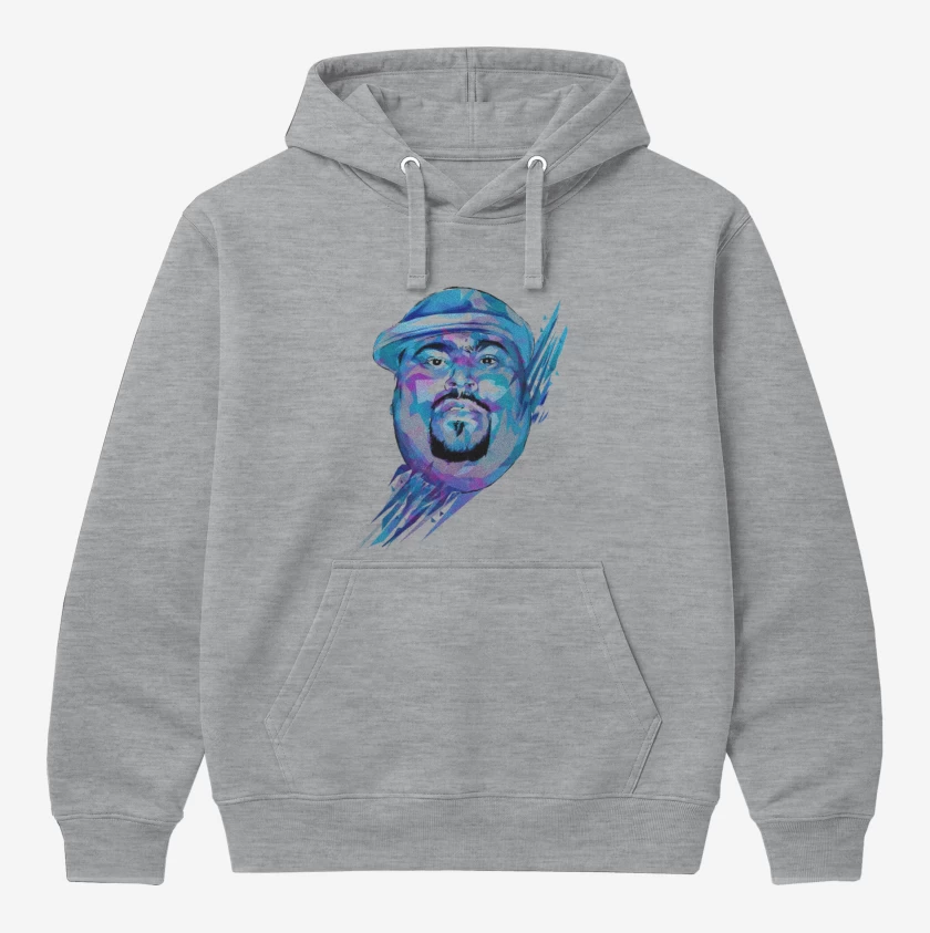 Polerón Canguro Gris Melange de BIG PUN
