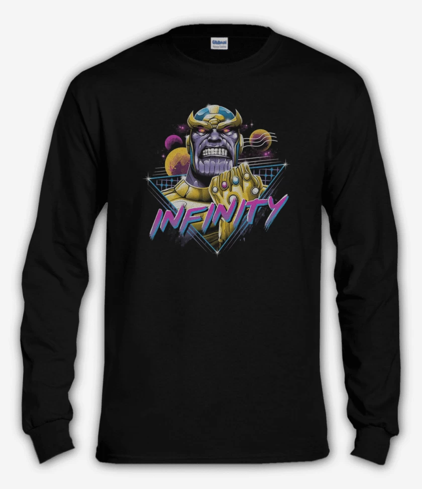 Polera manga larga Negro de THANOS INFINITY