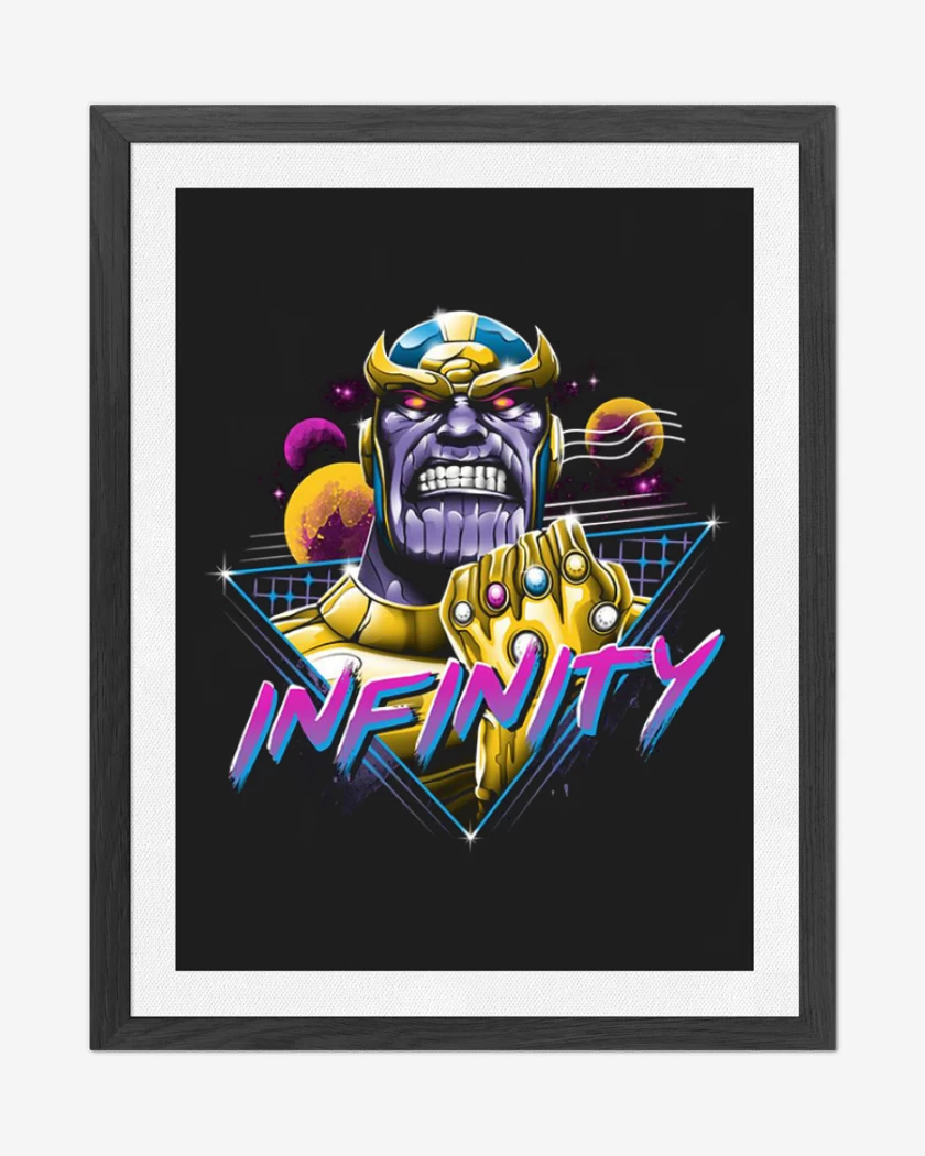 Cuadro decorativo Negro de THANOS INFINITY