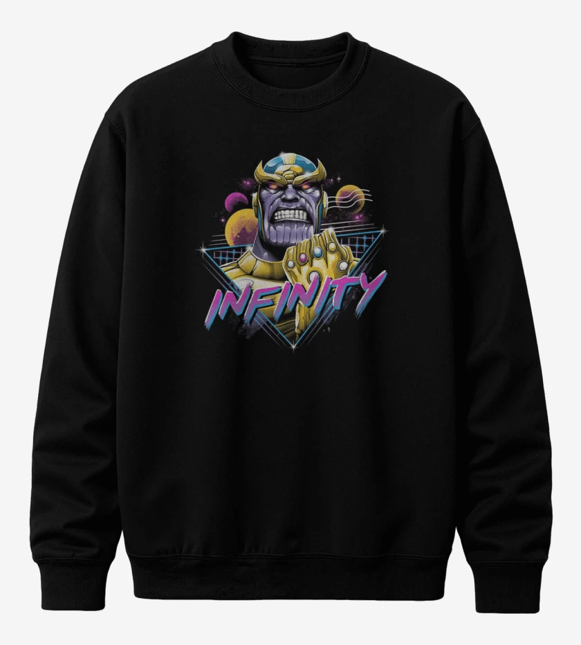 Poleron polo Negro de THANOS INFINITY