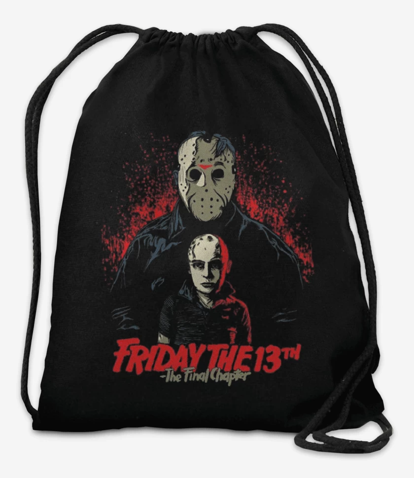 Mochila Negro de Jason Friday The 13