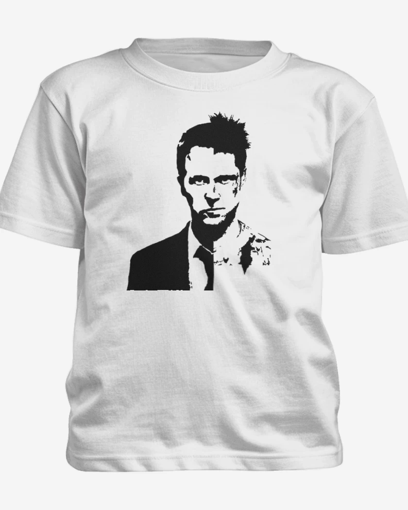 Polera de niño Blanco de Narrador & Tyler