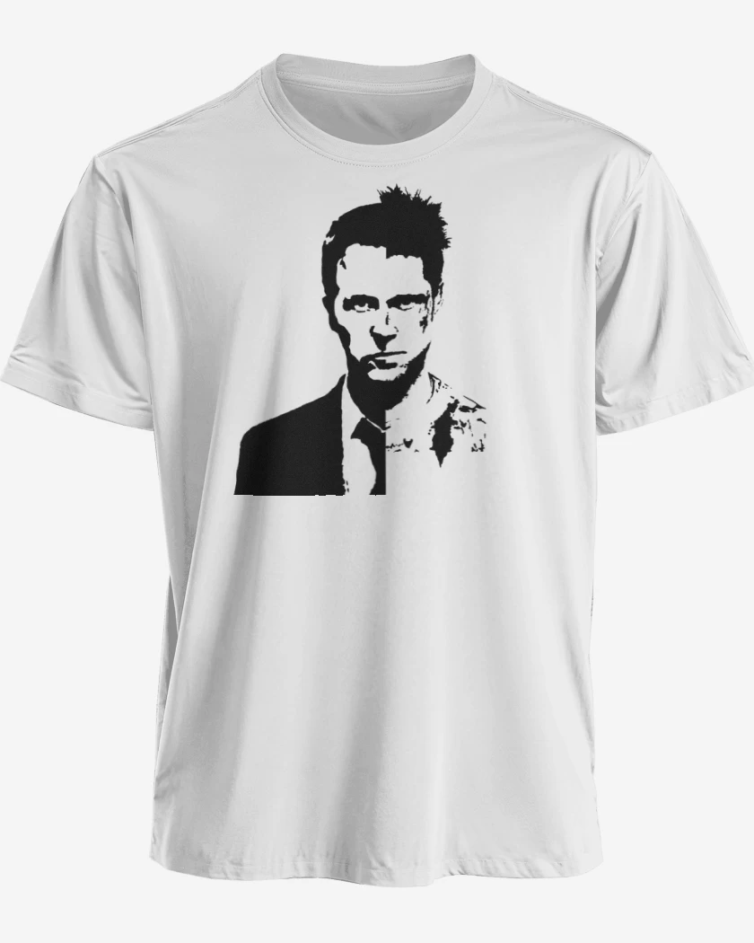 Polera premium Blanco de Narrador & Tyler