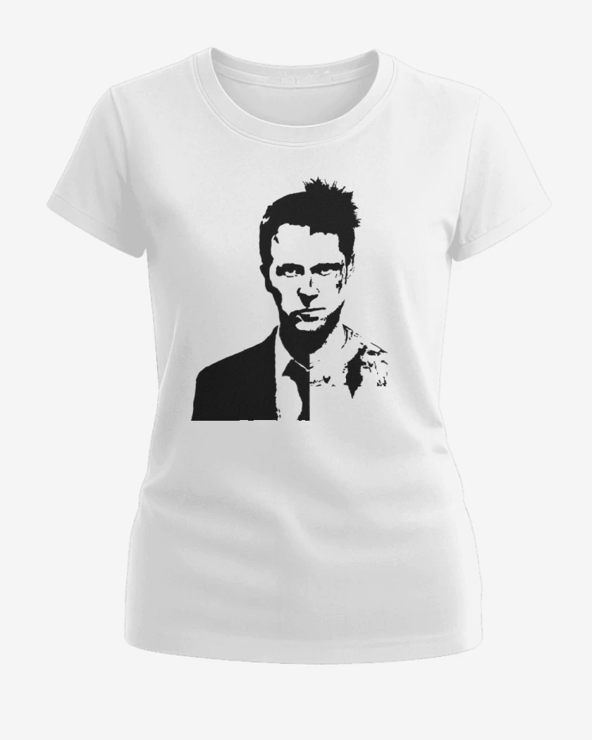 Polera de Mujer Blanco de Narrador & Tyler