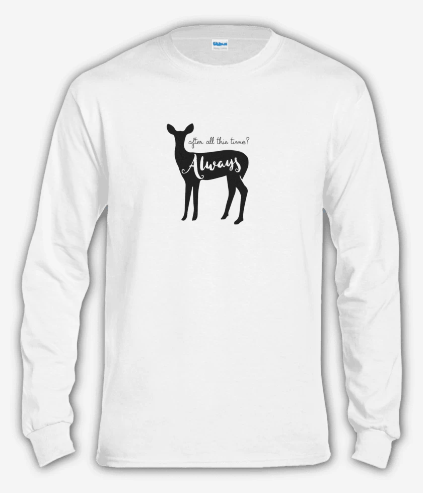 Polera manga larga Blanco de Patronus Always