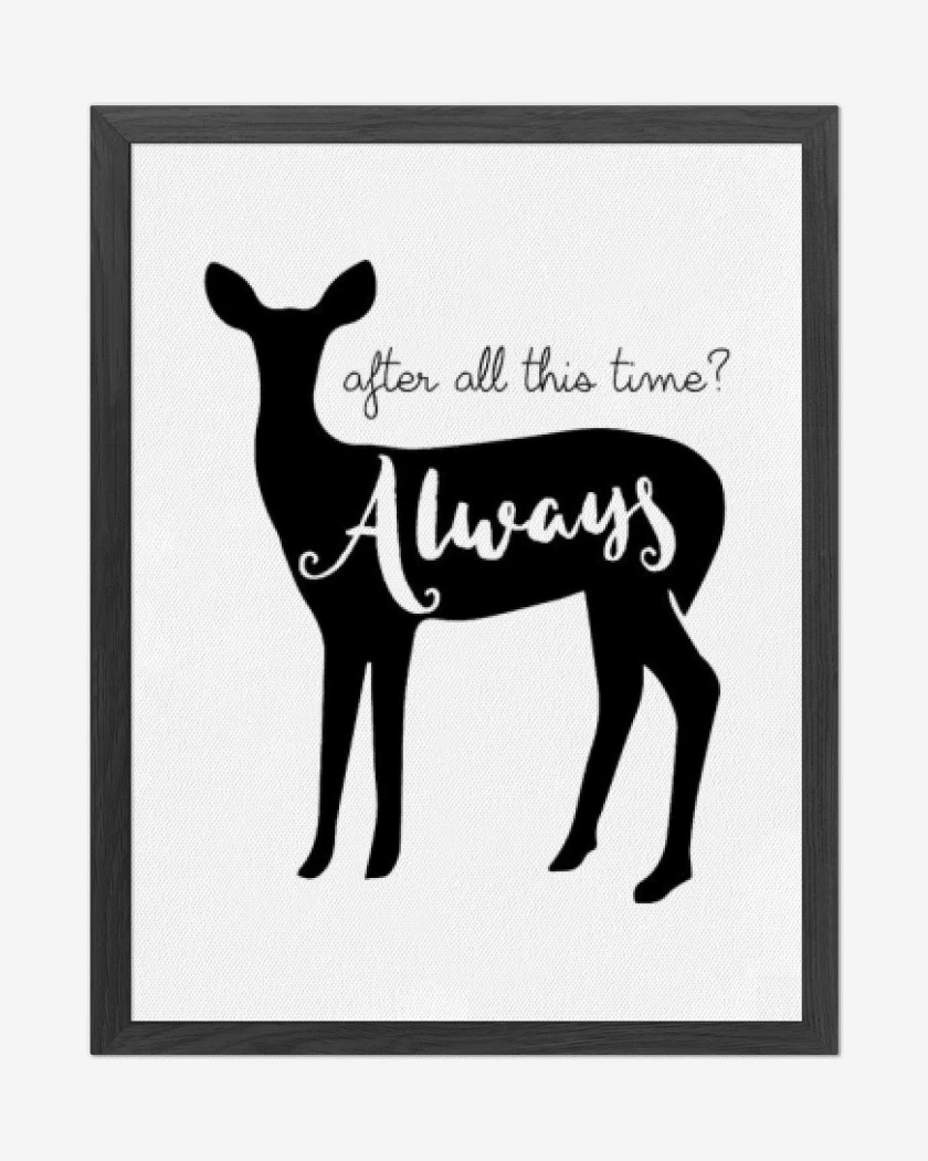 Cuadro decorativo Blanco de Patronus Always
