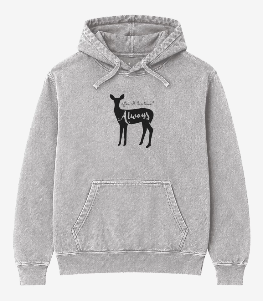 Poleron Canguro Acid Wash Gris Melange de Patronus Always