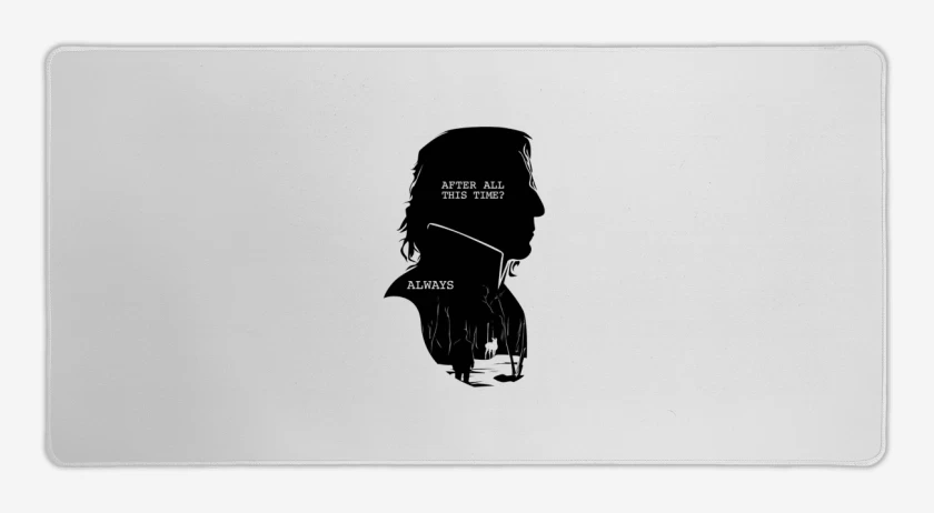 Mouse pad Gamer Blanco de Snape always