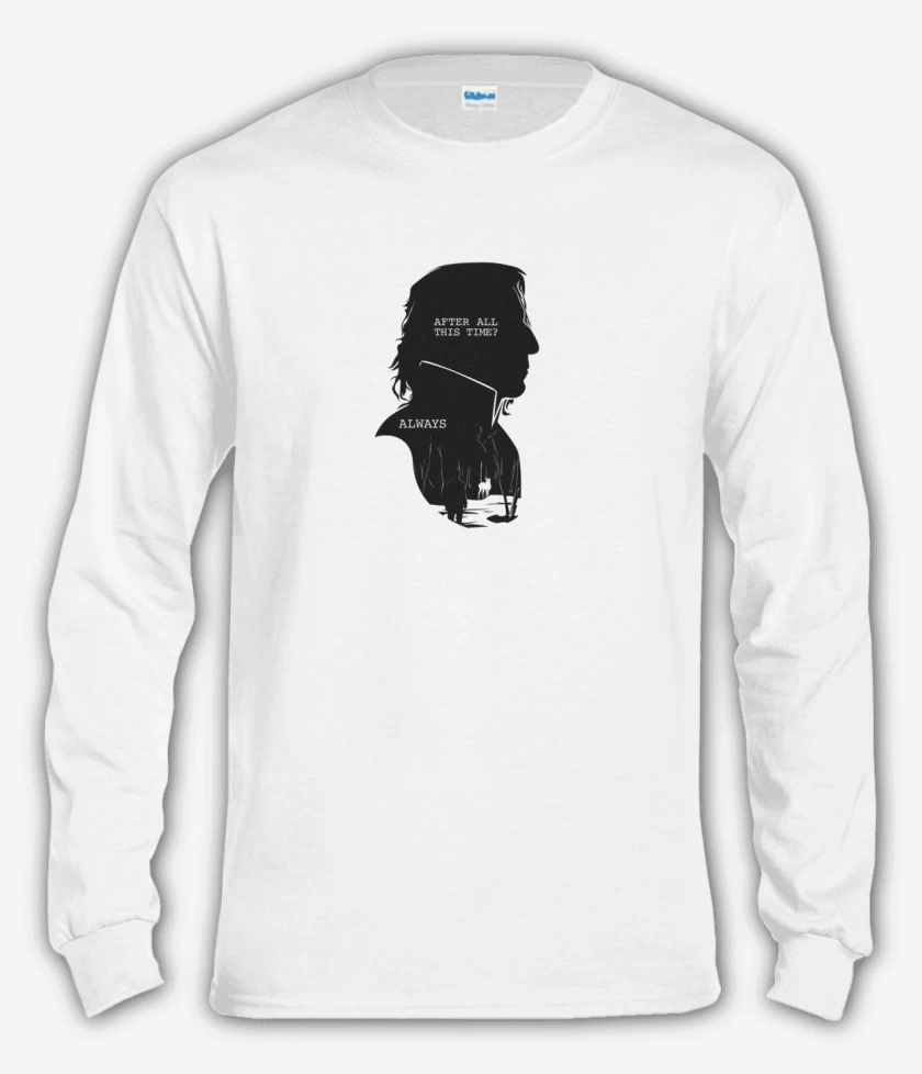 Polera manga larga Blanco de Snape always