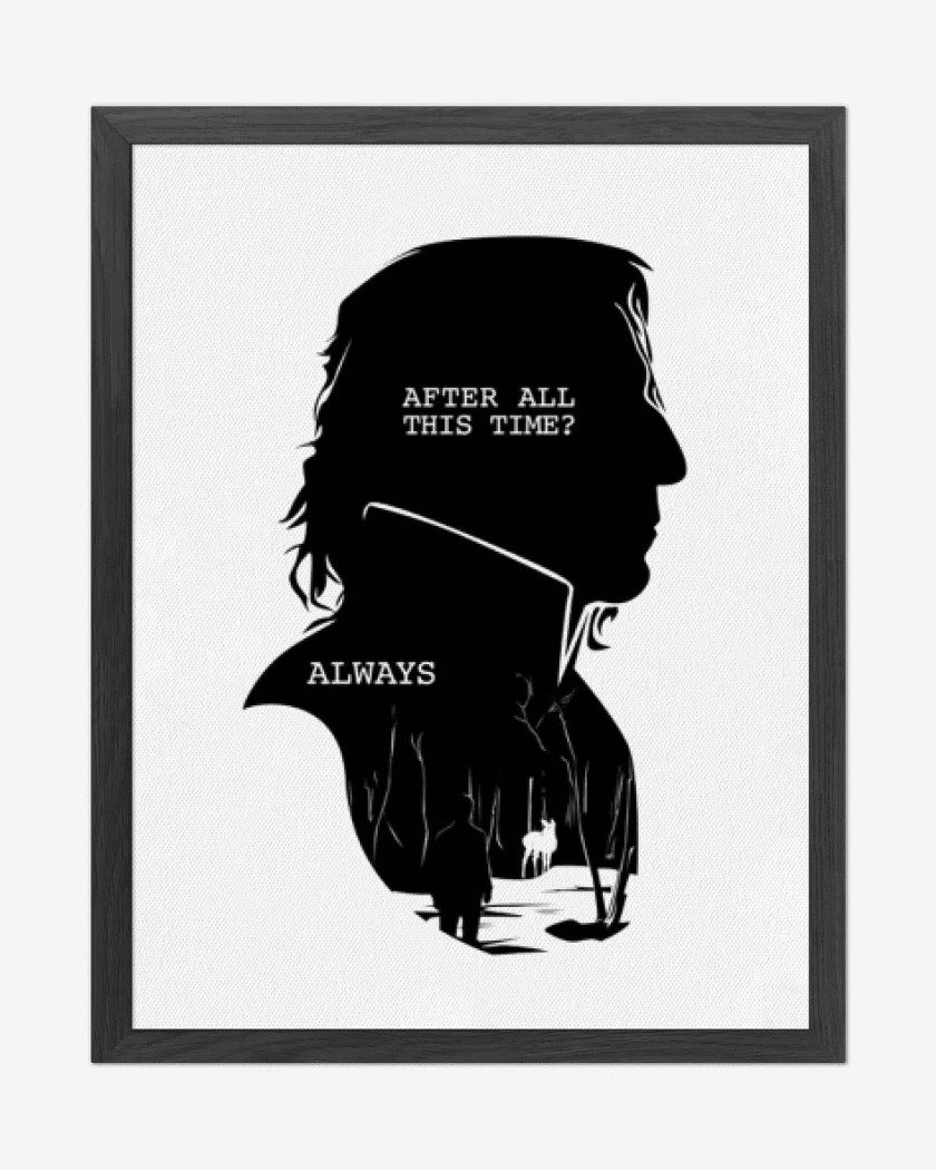 Cuadro decorativo Blanco de Snape always