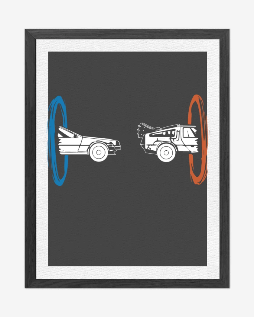 Cuadro decorativo Carbon de Portal - Delorean