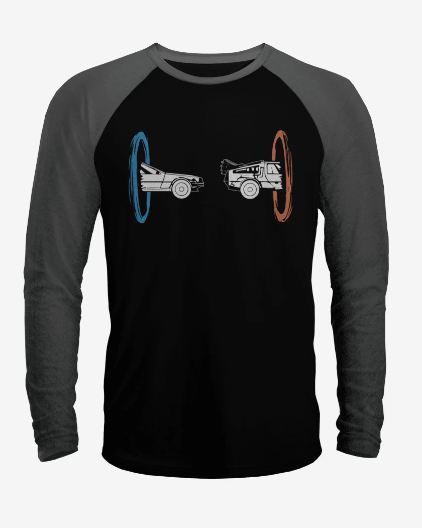 Polera Raglan Portal - Delorean