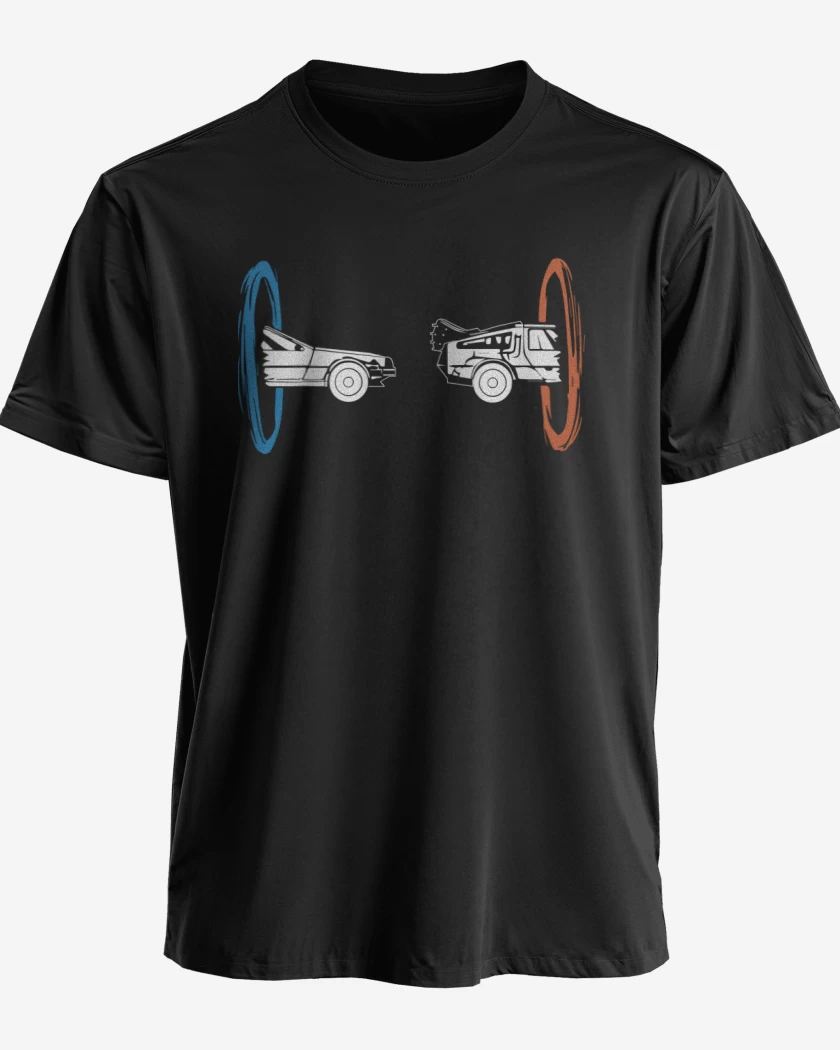 Polera premium Negro de Portal - Delorean