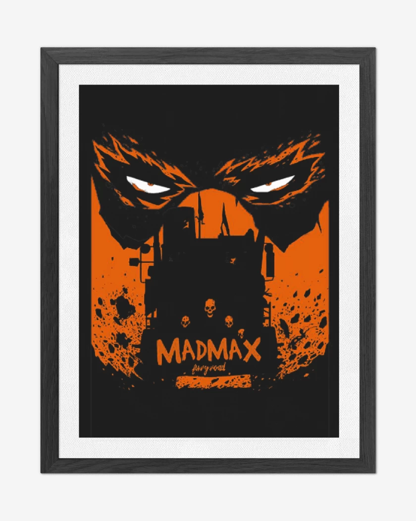 Cuadro decorativo Negro de Mad Max fury road