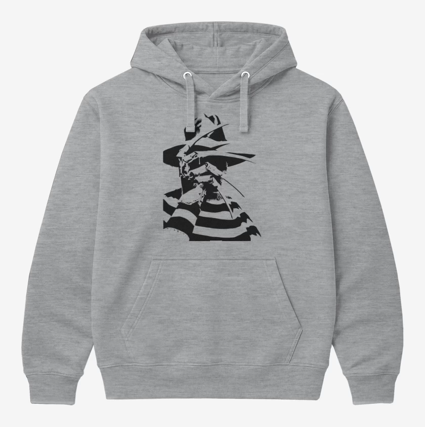 Polerón Canguro Gris Melange de Freddy Krueger