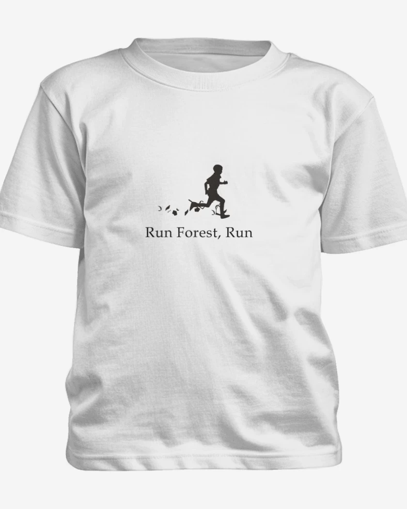 Polera de niño Blanco de Run forest run 