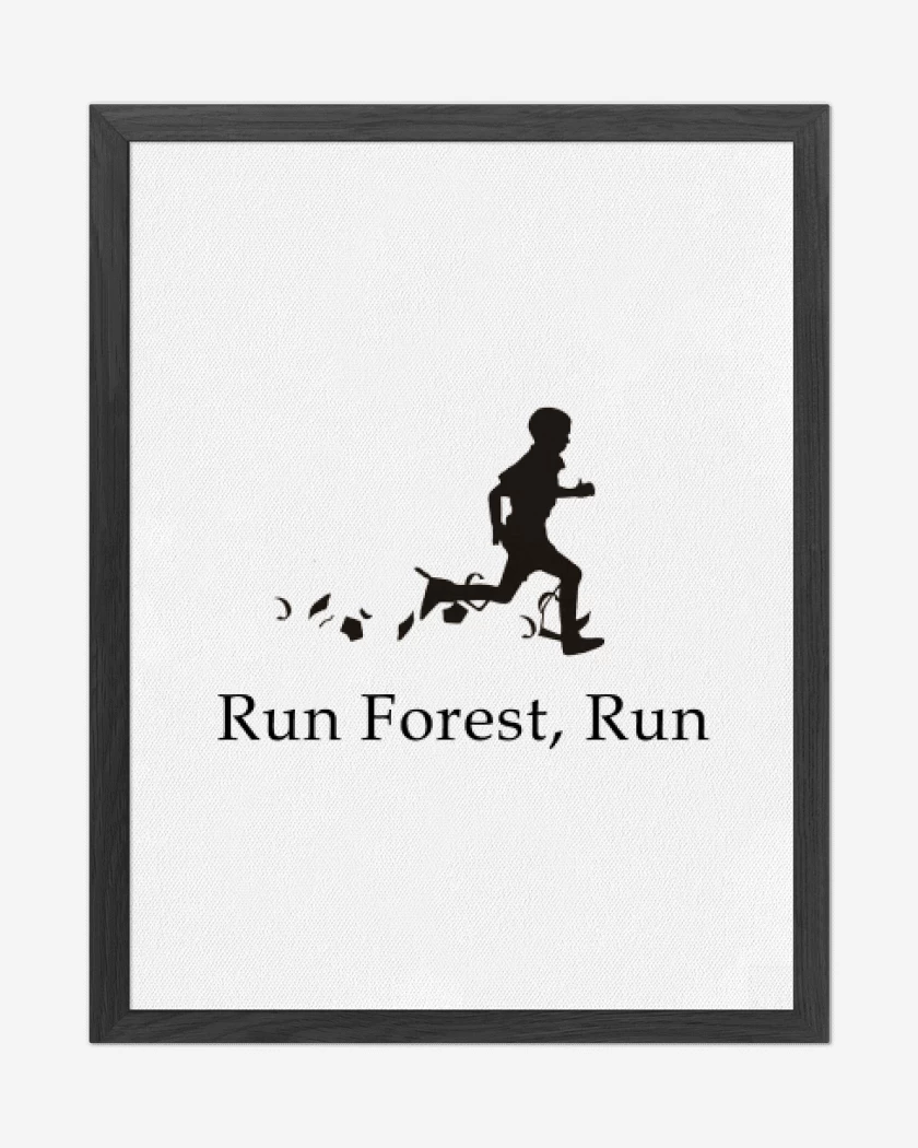 Cuadro decorativo Blanco de Run forest run 
