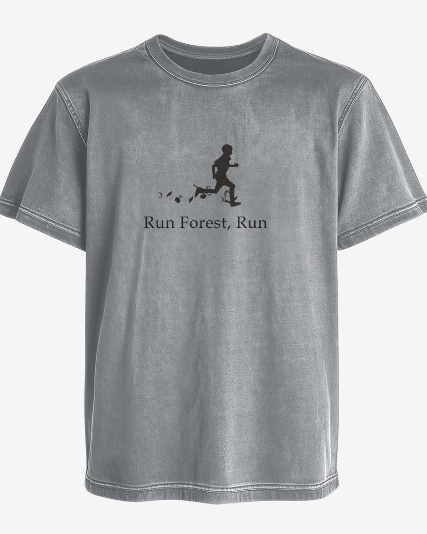 Polera desgastada Run forest run 