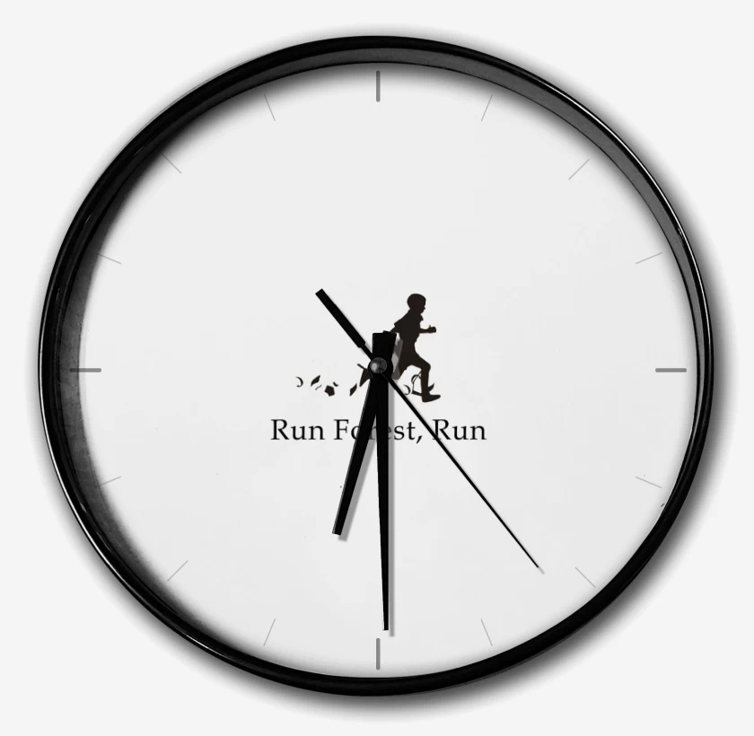 Reloj Blanco de Run forest run 