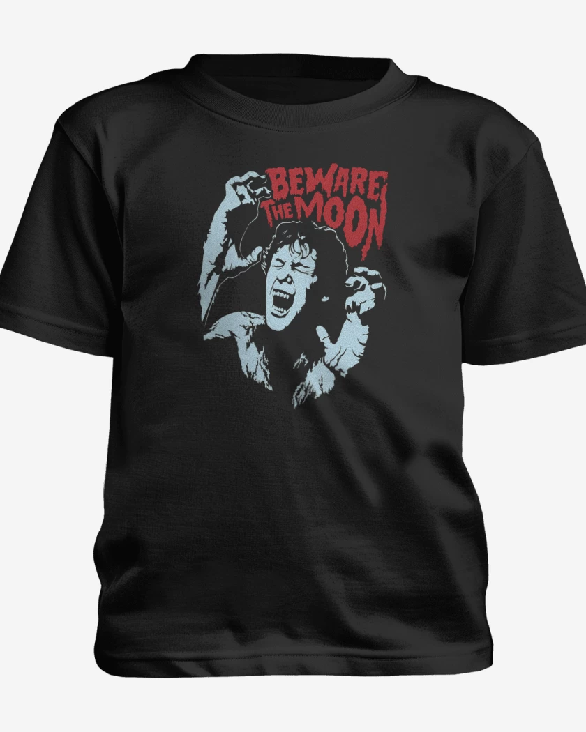 Polera de niño Negro de Beware the moon 