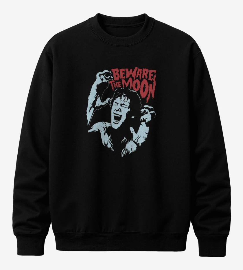 Poleron polo Negro de Beware the moon 