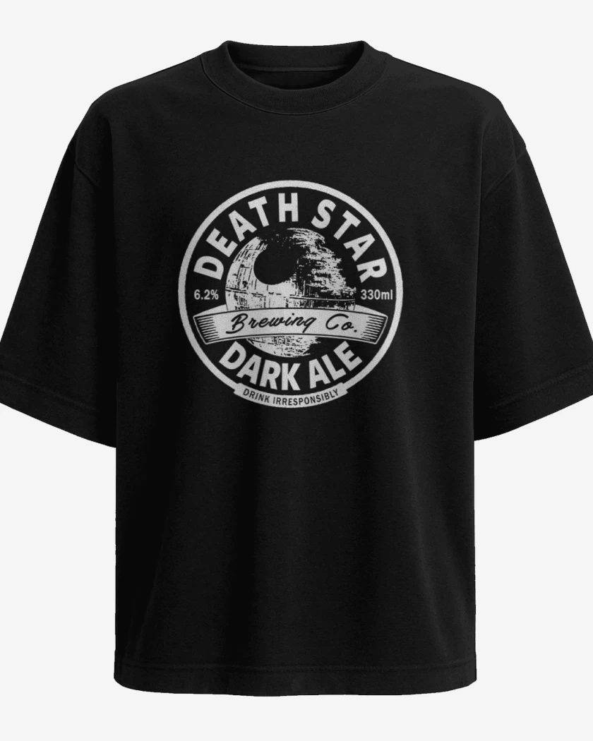 Polera Oversize death star 2