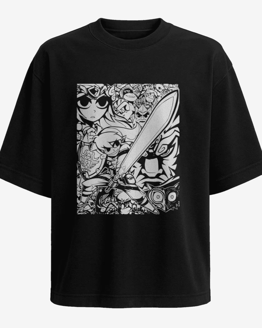 Polera Oversize Zelda - Personajes