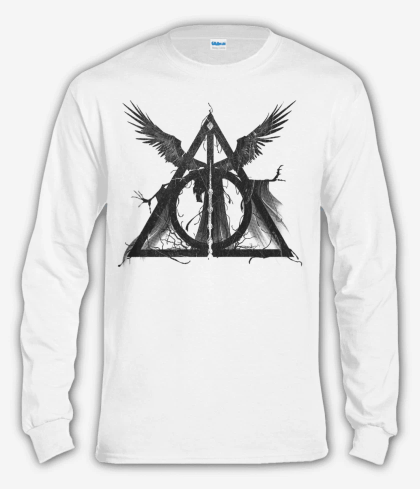 Polera manga larga Reliquias de la muerte
