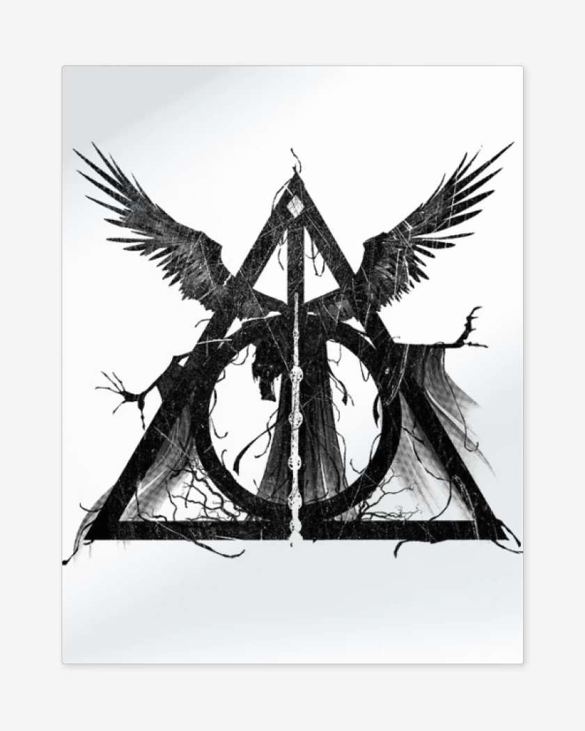 Print metalico Reliquias de la muerte