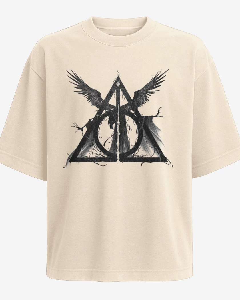 Polera Oversize Reliquias de la muerte
