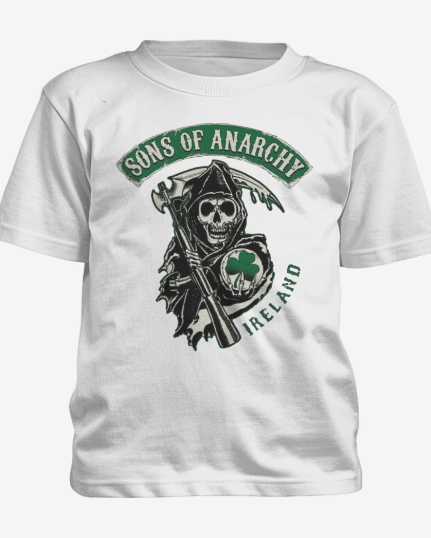 Polera de niño Blanco de Sons of Anarchy Ireland