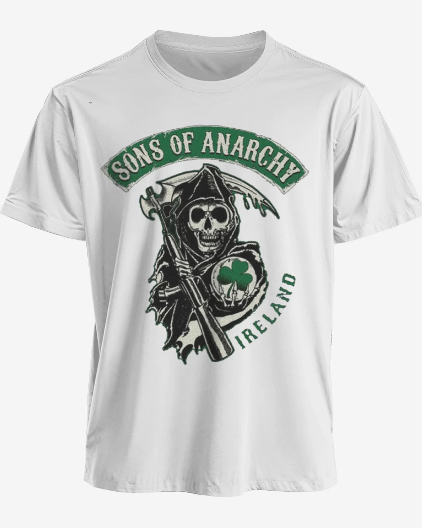 Polera premium Blanco de Sons of Anarchy Ireland