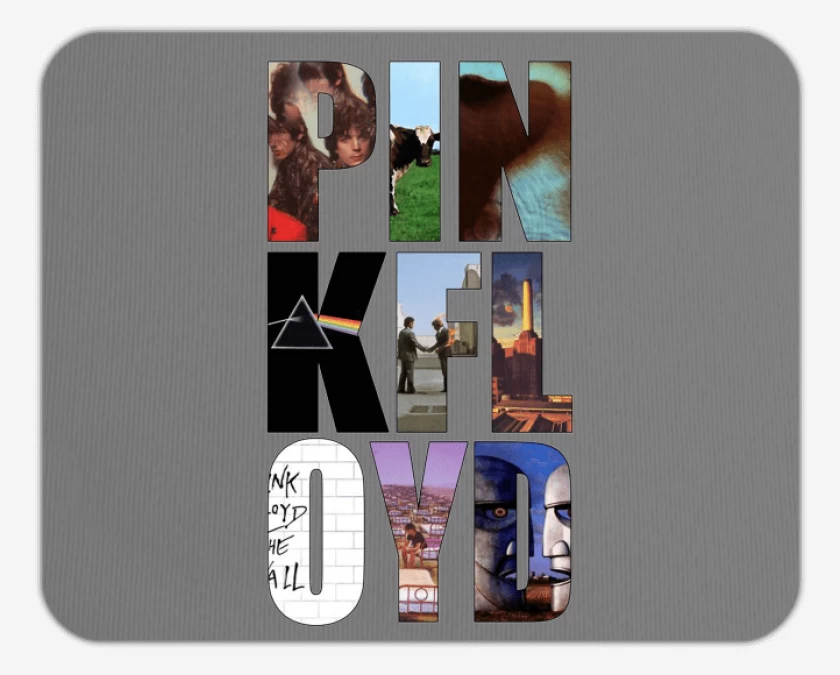 Mousepad Pink Floyd discos