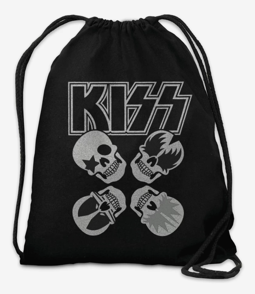 Mochila Negro de Kiss