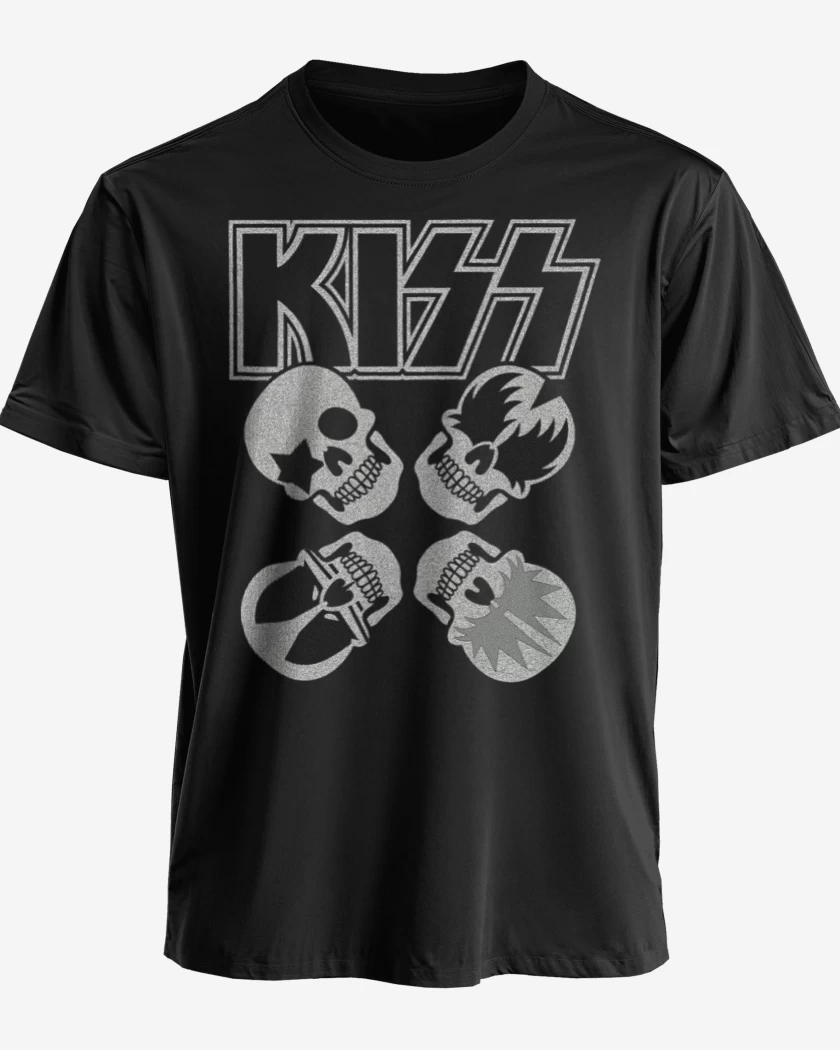 Polera premium Negro de Kiss