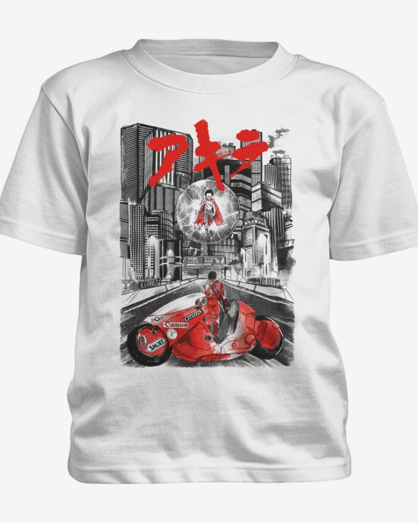 Polera de niño Blanco de Akira 2