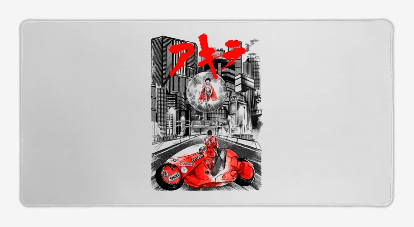 Mouse pad Gamer Blanco de Akira 2