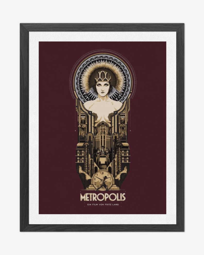 Cuadro decorativo Burdeo de Metropolis
