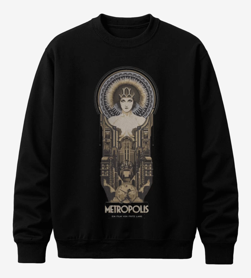 Poleron polo Negro de Metropolis