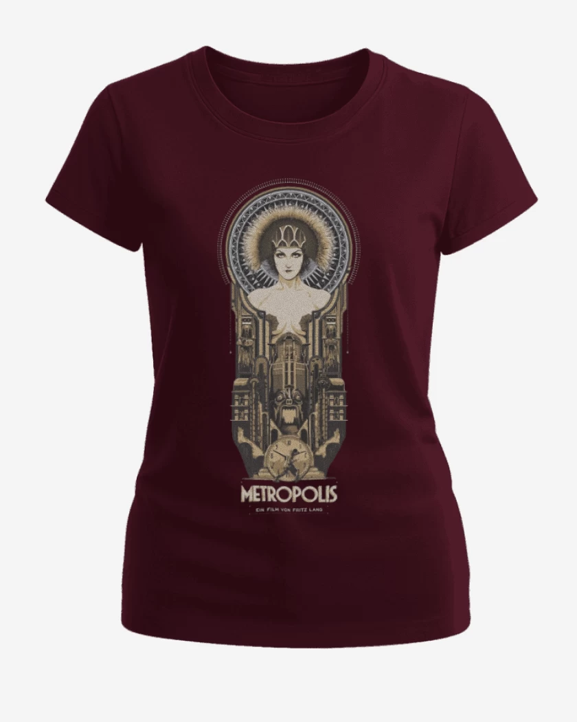 Polera de Mujer Burdeo de Metropolis