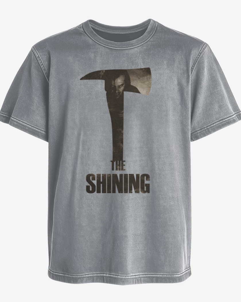 Polera desgastada Gris Melange de The shining