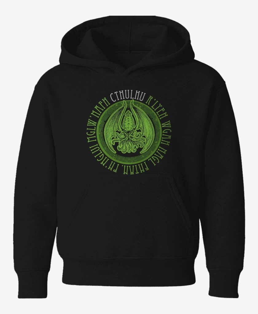 Poleron de niño Negro de Cthulhu 5