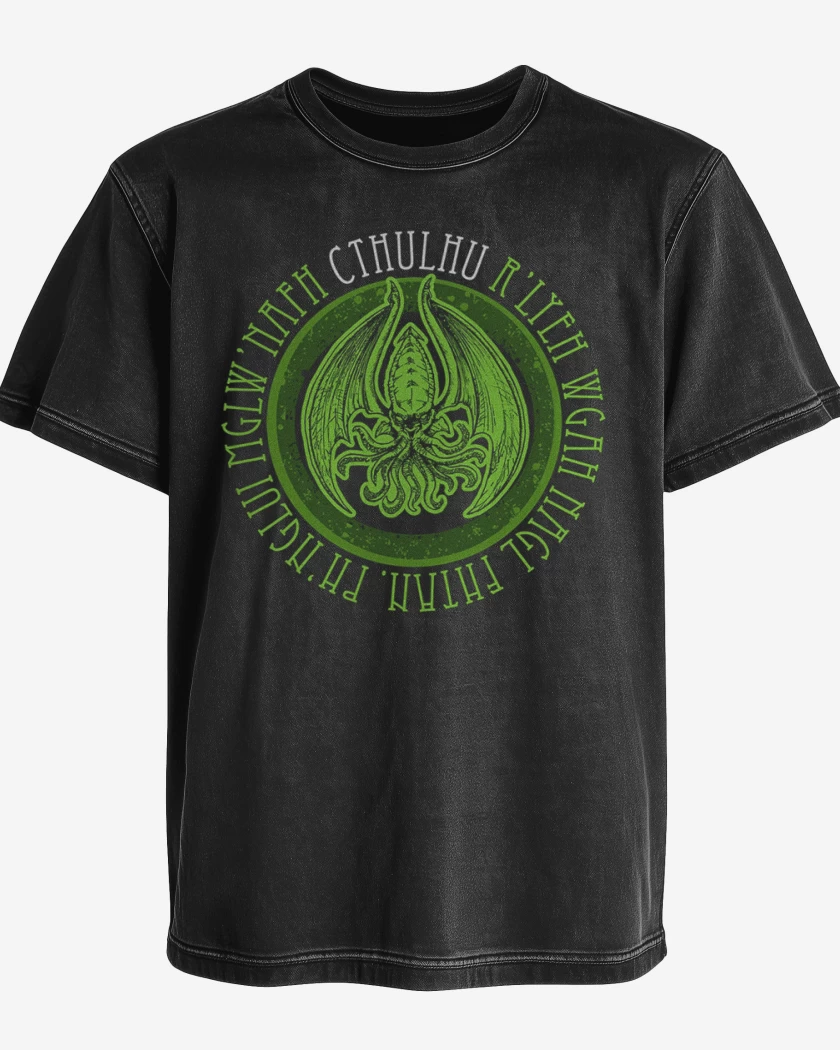 Polera desgastada Cthulhu 5