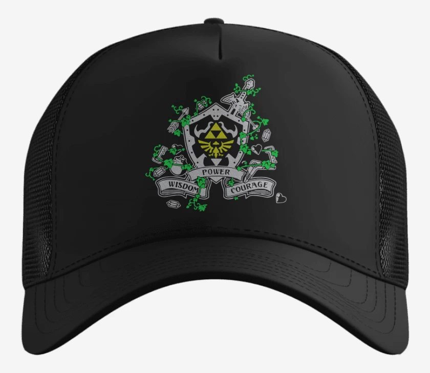 Gorro Zelda - Power Wisdom Courage