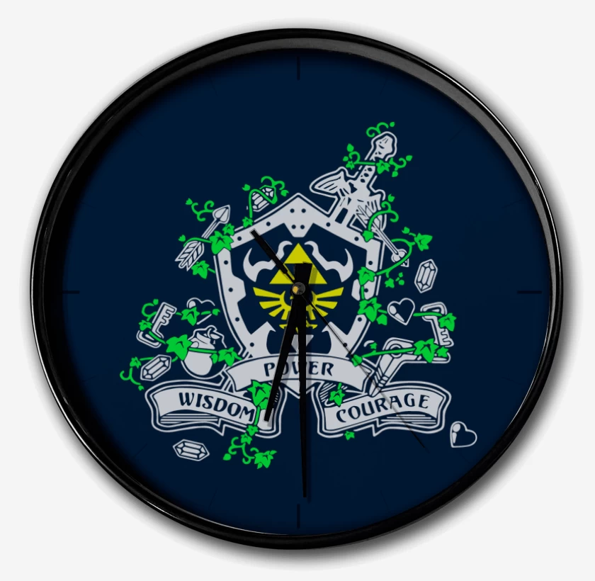 Reloj Azul Marino de Zelda - Power Wisdom Courage
