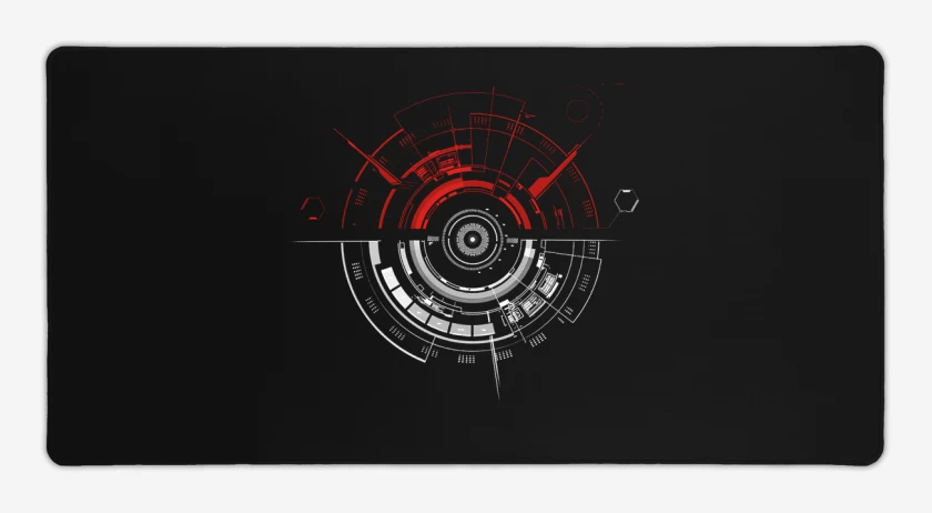 Mouse pad Gamer Negro de Pokebolita