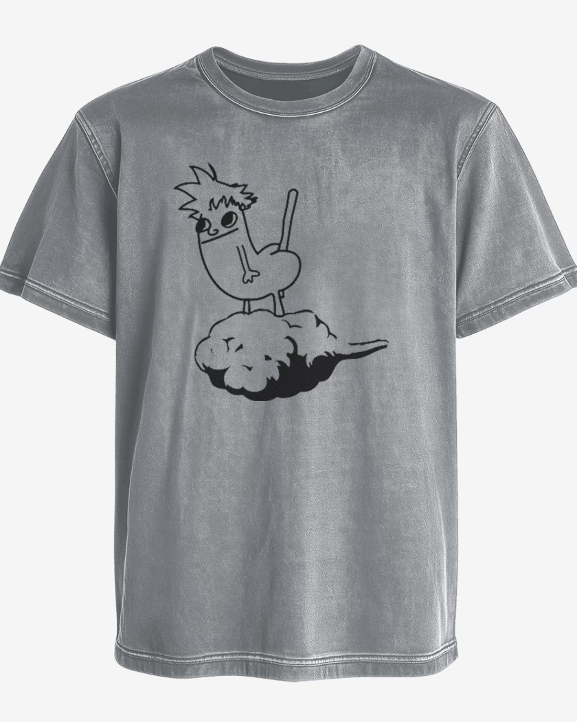 Polera desgastada Dragon butt